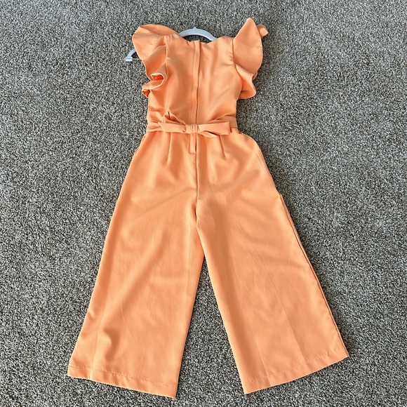 Girls peach jumpsuit - Picture 3 of 3